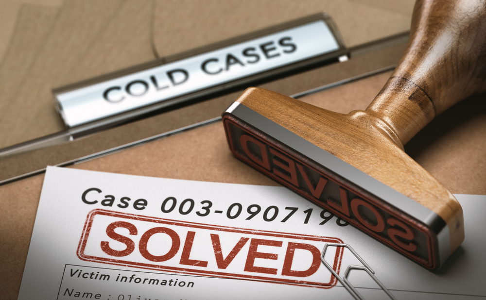 cold case investigation services stock photo